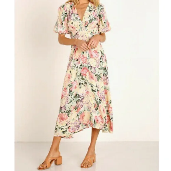 NWOT Faithfull The Brand | Marie Louise Midi Dress size M - Picture 9 of 15